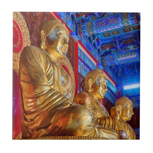 Carreau statue d'image de Bouddha thaïlandais chinois (Devant)