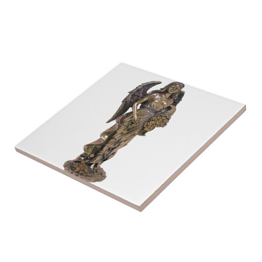 CARREAU STATUE GRECQUE DE DAME FORTUNA (Côté)