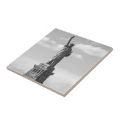 Carreau Statue noire et blanche de la liberté (Côté)