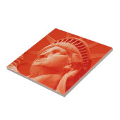 Carreau Statue rouge de la Liberté (Côté)