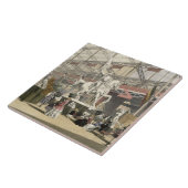 Carreau Statues dans la section de la Belgique du grand (Côté)