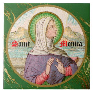 Carreau Ste. Monique de Tagaste (SAU 047; détail)