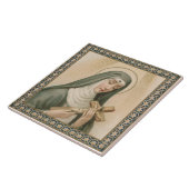 Carreau Ste Rita de Cascia (M 015) (Côté)