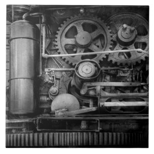Carreau Steampunk - Acier sériel