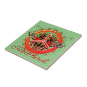 Carreau Steampunk Aeronaut, mécanique céleste (Côté)