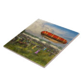 Carreau Steampunk - Dirigeable - Lancement de Nulli Secund (Côté)