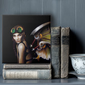 Carreau Steampunk Fée mécanique