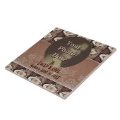 Carreau Steampunk laiton & dentelle (Côté)