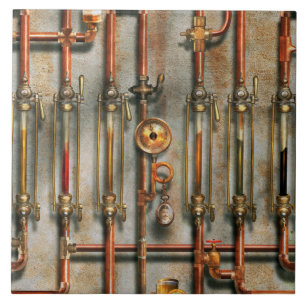 Carreau Steampunk - Le collecteur de lubrification