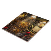 Carreau Steampunk - Naval - La salle des torpilles (Côté)