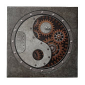 Carreau Steampunk Yin Yang (Devant)