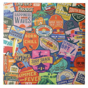 Carreau Stickers de surf