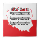 Carreau Sto Lat ! Carte de la chanson polonaise (Devant)