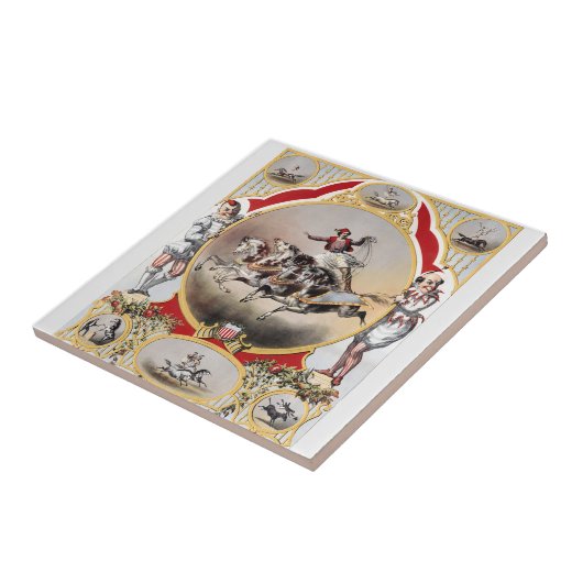 Carreau Stone & Murray's Circus, Circa 1870. (Côté)