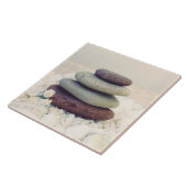 Carreau Stones empilées Méditative Cairn (Côté)