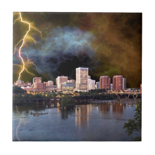Carreau Stormy Richmond Skyline