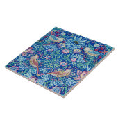 Carreau Strawberry Thief Blue, William Morris (Côté)