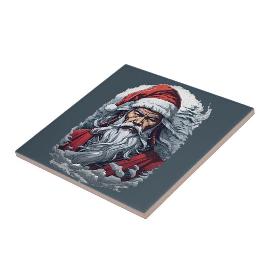 Carreau Striking Samurai Santa Claus (Côté)