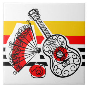 Carreau Stripe classique des Souvenirs espagnols