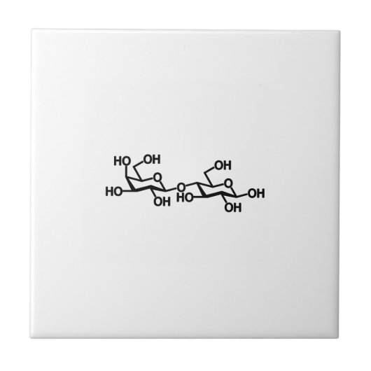 Carreau Structure du lait lactose (Devant)