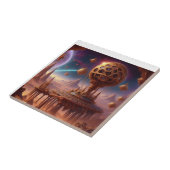 Carreau Structure Sphérique Inhabituelle Sur Une Planète D (Côté)