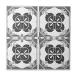 Carreau Style azulejos gris complexe neutre<br><div class="desc">Inspiré par les Azulejos portugais,  ces beaux carreaux gris neutres font de superbes arrière-plans pour cuisines et salles de bain. Elles peuvent également être encadrées pour être accrochées aux murs en guise de décoration aux accents.</div>