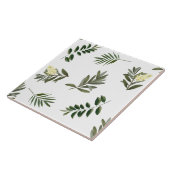 Carreau Style Botanique Verdure Moderne Rustique Élégant (Côté)