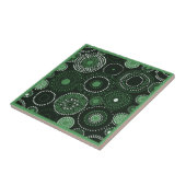 Carreau Style d'art autochtone vert 6 de 9 Carrelage en cé (Côté)