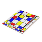 Carreau Style d'art de Mondrian (Côté)