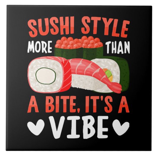 Carreau Style de sushi plus qu'une bouchée (Devant)