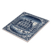 Carreau style delft hiver/Noël 2 (Côté)