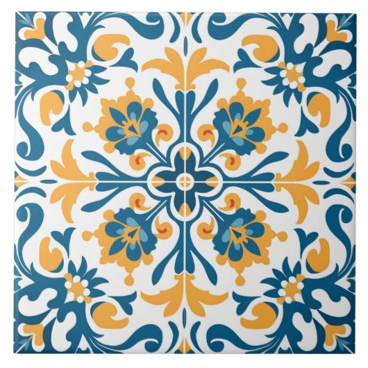 Carreau Style espagnol mignon motif (Devant)