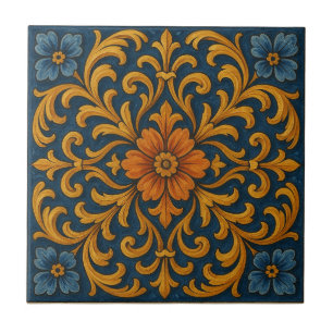 Carreau Style floral toscan