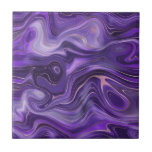 Carreau Stylé Funky Super Courbes pourpres Marbre 1-6<br><div class="desc">Vous cherchez à être un peu différent et original ? Ce moderne marbre super mauve mimique courbes imprimé mur céramique carreaux est juste ce dont vous avez besoin. Disponible en deux tailles 4, 25 x 4, 25 et 6 x 6 pouces. Veuillez noter qu'il s'agit d'une impression couleur plate et...</div>