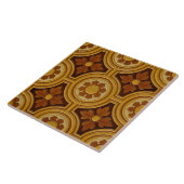 Carreau Style gothique victorien ancien Majolica Tile Repr (Côté)