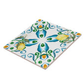 Carreau style italien, carreaux, majolica, citron, impress (Côté)