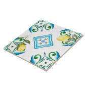 Carreau style italien, carreaux, majolica, citron, impress (Côté)