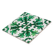 Carreau Style italien, mosaïque, vert (Côté)