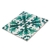 Carreau Style italien, mosaïque, vert (Côté)