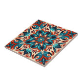 Carreau Style marocain Mandala Méditerranée (Côté)