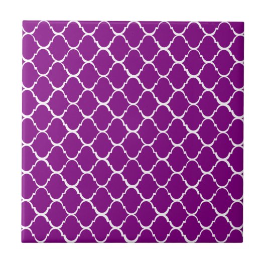Carreau Style marocain violet (Devant)