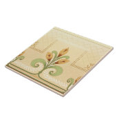 Carreau Style Mission Art Nouveau Bouquet Floral Frieze (Côté)