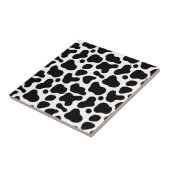Carreau Style moderne et preppy du Leopard l Blanc noir (Côté)