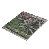 Carreau Style occidental Rustique Wagon Roue Carrelage en  (Côté)