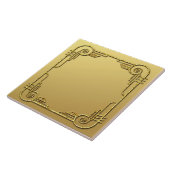 Carreau Style or Art Déco Design Carrelage en céramique (Côté)