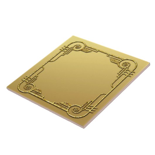 Carreau Style or Art Déco Design Carrelage en céramique (Côté)