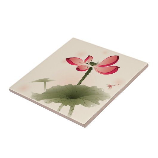 Carreau Style oriental Lotus (Côté)