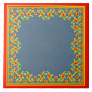 Carreau Style Pays Marigolds Bordure Carrelage en céramiqu