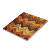 Carreau Style Rétro Artistique Chevron (Côté)