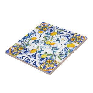 Carreau Style sicilien, art d'été Carrelage en céramique